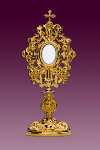 Relikviár barokový, 33 cm